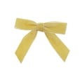 thumbnail image 2 of Meitianfacai 24pc Velvet Christmas Tree Bow Decoration Wreath Bow Decoration, Yellow, 2 of 6