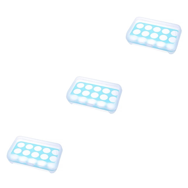 Caja de almacenamiento Naiovety refrigerador de huevos transparente 15 rejillas plástico anticolisión Type5 NO5