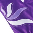 thumbnail image 4 of Girls Embroidery Gymnastics Leotard Long Sleeve Purple Ballet Dance Clothes, 4 of 5