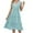 Blue, variant on Summer Sundresses for Women 2024 Plus Size Casual Spring Sleeveless V-Neck Knee-High Dress