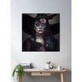 thumbnail image 2 of Women Wicca Art Witchy Artwork Beautiful Witch Girl 2 Poster Wall Art, Modern Wall Decor For Living Room Bedroom, 30x30 UNFRAMED, 2 of 3