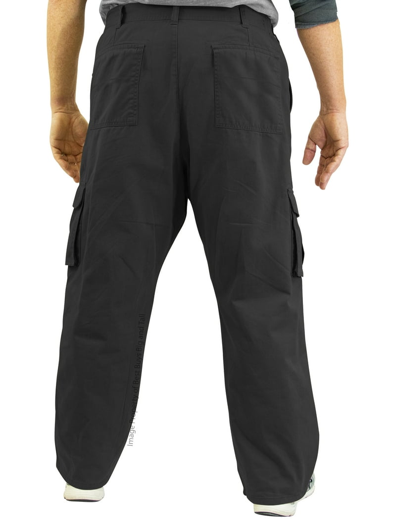 ROCXL Big & Tall Sizes 42 to 68 Men's Cargo Pants Expandable