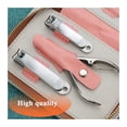 thumbnail image 2 of 7pcs Professional Manicure Set, Nail Clipper Set, Decoration Foot Set, Stainless Steel Beauty Set, Nail Care Tool (with Suitcase) Set, 2 of 11
