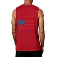 thumbnail image 4 of LNZGNM Mens American Flag Tank Tops Big and Tall Sleeveless Patriotic Shirt Muscle Graphic Tank Tops Stylish Memorial Day Tee,Red M, 4 of 4