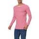 thumbnail image 4 of Camiseta de hombre de rayas Inspire Chic para el Día del Padre, cuello redondo, de manga larga, pulóver, 34 blanco rojo, 4 of 7