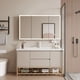thumbnail image 3 of Light Luxury Wall Mounted Bathroom Cabinet With Smart Little Bear Mirror Bathroom Floor Vanity Sink Cabinet Bathroom Furniture My Lux Decor Round, 3 of 33