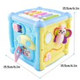 thumbnail image 3 of AMERTEER BuleStore Tambour à Main pour Bébé Jouet Musical Hexagonal Éducation Précoce, 3 of 6