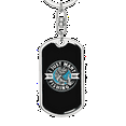 thumbnail image 5 of Just Want To Go Fishing Stainless Steel or 18k Gold Premium Swivel Dog Tag Keychain, 5 of 10