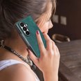 thumbnail image 4 of ELEHOLD Case for Samsung Galaxy Z Fold 7, Premium Shockproof Case Hybrid Leather Cover, Screen & Camera Protection,Green, 4 of 7