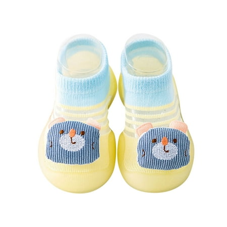 WZHKSN Baby Girls Boys Infant Yellow Soft Sole Casual Shoes 19