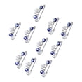 thumbnail image 3 of Alfileres de ropa BuyWeek 10 piezas alfileres de seguridad azules alfileres de broche para mujer, 3 of 14
