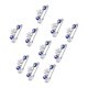 thumbnail image 2 of 10 Uds. De alfileres de seguridad con colgante en forma de corazón de ojo azul, broche multifuncional exquisito de 10mm para decoración de ropa, regalo, 2 of 14