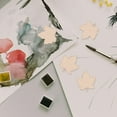 thumbnail image 4 of Maple Leaf Hand Decoration 100 Pcs Shape Wood Slices Chip for DIY Decorations Wooden, 4 of 6