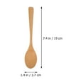 thumbnail image 2 of WESIEVYA 6Pcs Practical Dinner Spoons for Home Users Wood Material Rice Scoops, 2 of 8