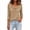 Khaki, variant on Women's Cowl Neck Long Sleeve Tops Draped Front Solid Color Shirts Relaxed Fit Casual Polycotton Blouses Fall Winter Black