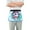 Cute Cartoon Dolphin Girl with Bow, variant on Sloth Sleeps with Leaves Server Apron with 3 Pockets Waterproof Waitress Waist Short Apron for Man Woman 12 Inches