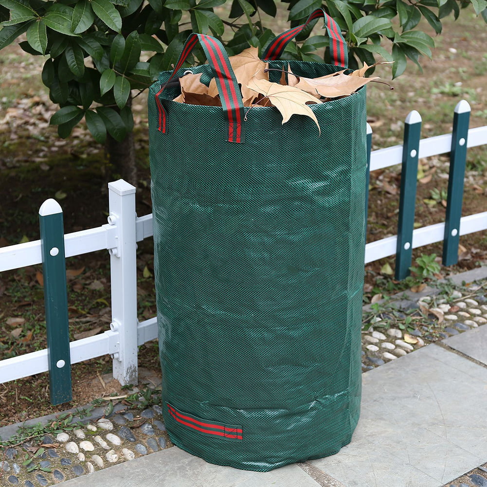 kaikki Sac De Jardinage Gallons Garden Bag Réutilisable Heavy Duty Gardening Bags Leaf Waste Bag for Yard Lawn Pool Cleaning 120L