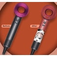 thumbnail image 3 of 2Pcs Creative Scratch-Resistant Film - Dyson Hair Dryer Protective Skin Sticker - Magnesium Durable Material (Sup-Brown), 3 of 7