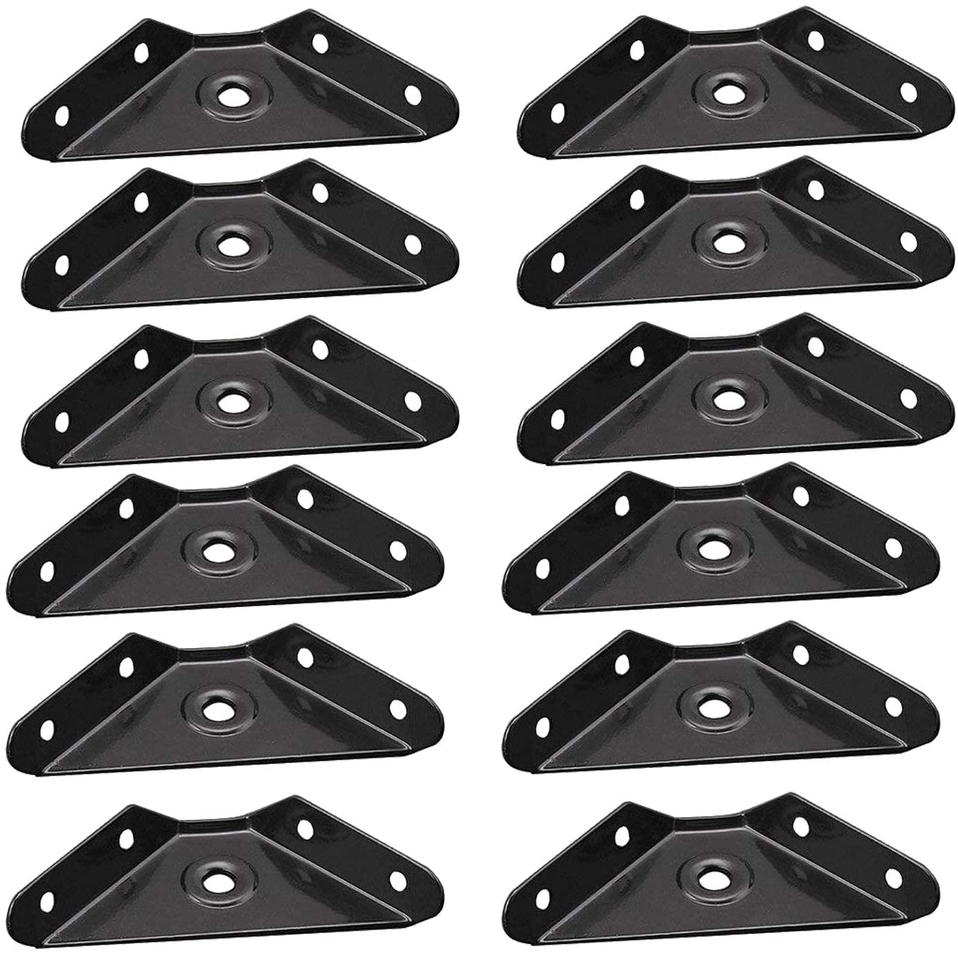 20-Pack Heavy Duty Stainless Steel Corner Braces - 3.3x3.3 Inch L Brackets With Screws For Furniture & Shelves