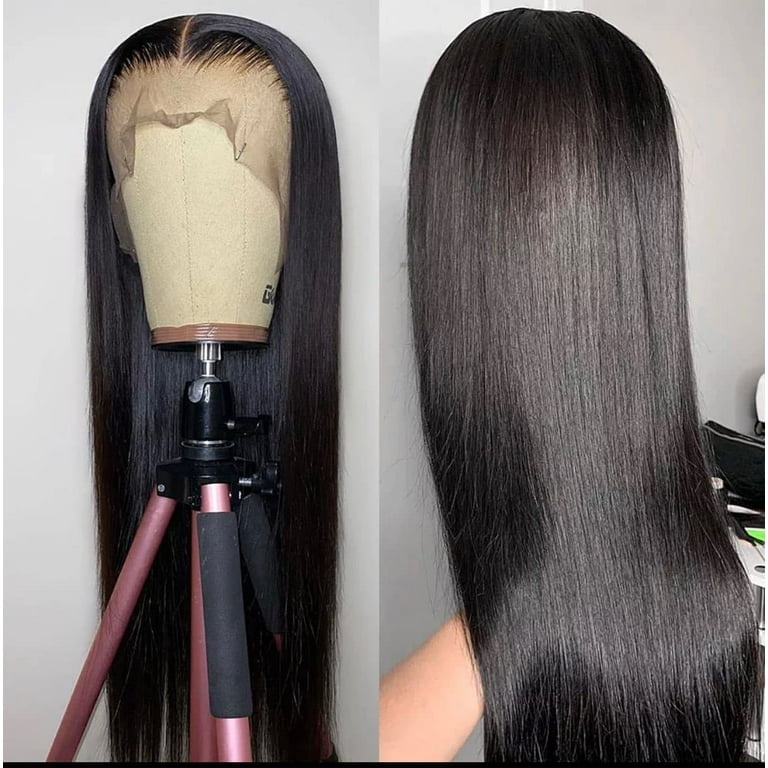 28inch Lace Front Wigs Human Hair Straight Human Hair 13x4 Lace