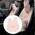 thumbnail image 6 of Seat Cushion,Car Seat Cushion Cover Summer soft Chair Pad,Universal Driver Protector Driving Four Seasons,Breathable Comfortable Cushion Covers non slip,Portable vehicles Trucks Rabbit Headrest, 6 of 8