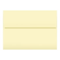 A7 Cream Envelopes – Fits 5" x 7" Greeting Cards, Wedding Invitations, Photos, Announcements – 28lb Bond, 70lb Text, 105 GSM – 5 1/4" x 7 1/4" – 100 per Pack