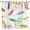 Pencil Crayon-2, variant on Kids Colorful Crayons Curtains Pencils Student Design School Education Sketch Style Curtain with Rod Pocket for Bedroom Home Decor Drapes Window Treatments 2 Panels Set 55x63in