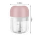 thumbnail image 5 of Mini picadora de ajo, 45 W, USB, prensa de ajo, recargable, molinillo eléctrico de verduras, rosa, 250 ml kenally HA003344-04, 5 of 7