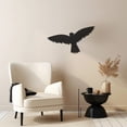 thumbnail image 4 of LaModaHome Modern Bird Silhouette Metal Wall Art, Nature Inspired Home Decor, Contemporary Living Room Accent, Avian Themed Interior, Unique ArtworkHome Decoration Gift -19.7"x33.5"/50x85cm, 4 of 5