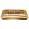 thumbnail image 1 of Shisuyan Stainless Steel Oil Catch Pan 1Set Grilled Food Plate For Home Use And Bbq, 1 of 8