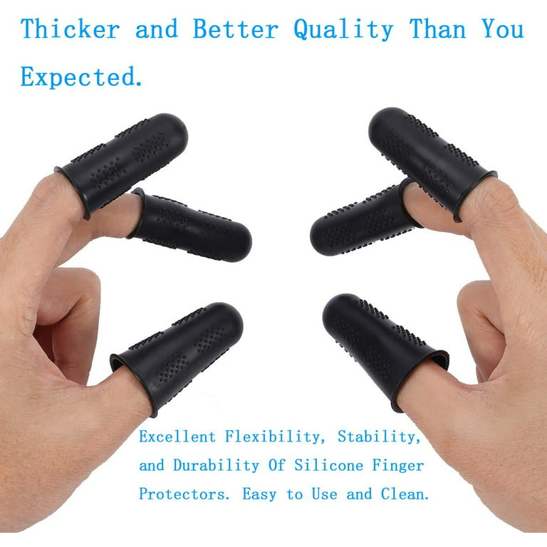  Finger Protectors [Flex Series - 12-Pack] Silicone Non-Stick  Finger Covers [Pink - Small (6) / Medium (6)] for Hot  Glue/Sewing/Wax/Rosin/Resin/Honey/Adhesives/Scrapbooking : Arts, Crafts &  Sewing