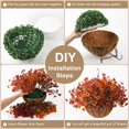 thumbnail image 3 of Plantas colgantes artificiales ZFProcess Daisy para decoración otoñal, 3 of 6