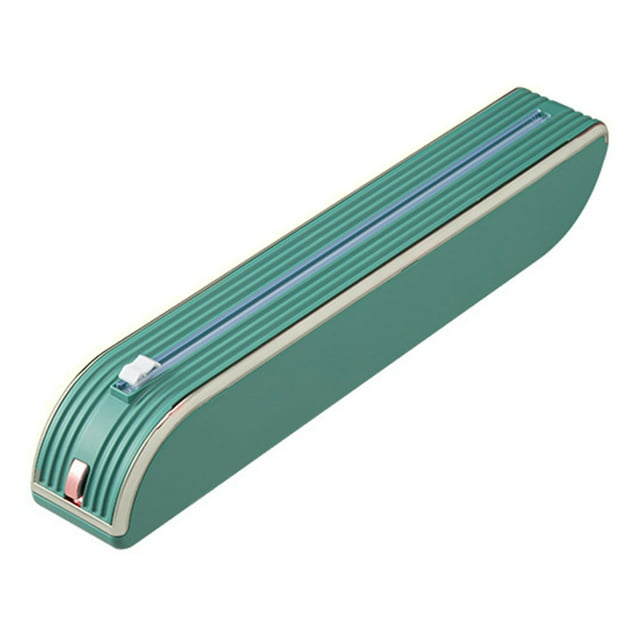 LCXmlly Magnetic Plastic Wrap Holder Plastic Wrap Cutter Space saving Convenient Magnetic Adsorption Plastic Wrap Dispenser for Home Kitchen