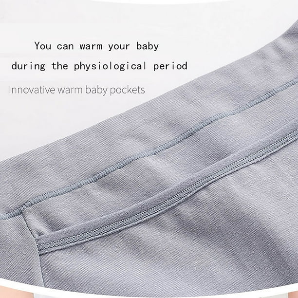 Cameland Leak Proof Menstrual Period Panties Women Underwear Physiological  Waist Pants Gray XXXL 