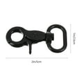 thumbnail image 2 of 10pcs Lanyard Webbing Belt Buckle Swivel Snap Clasp Hooks DIY Bag Accessories, 2 of 6