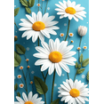 thumbnail image 4 of Floral Backdrop Banner Daisies Decoration for Wedding Party Supplies Event Background Photography Spring Summer Decor Celebration, 4 of 4