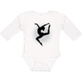 thumbnail image 3 of Inktastic Ballet Dancer Silhouette Ballerina Girls Long Sleeve Baby Bodysuit, 3 of 5