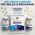 thumbnail image 5 of KAL Plus 2-in-1 Multivitamin for Women 50+, AM/PM Vitamin B and D, Biotin, Ginkgo Biloba, Bone Strength and Immune Support, Made Without GMOs and Soy, Vegan, 30 Servings, 120 Tablets, 5 of 7