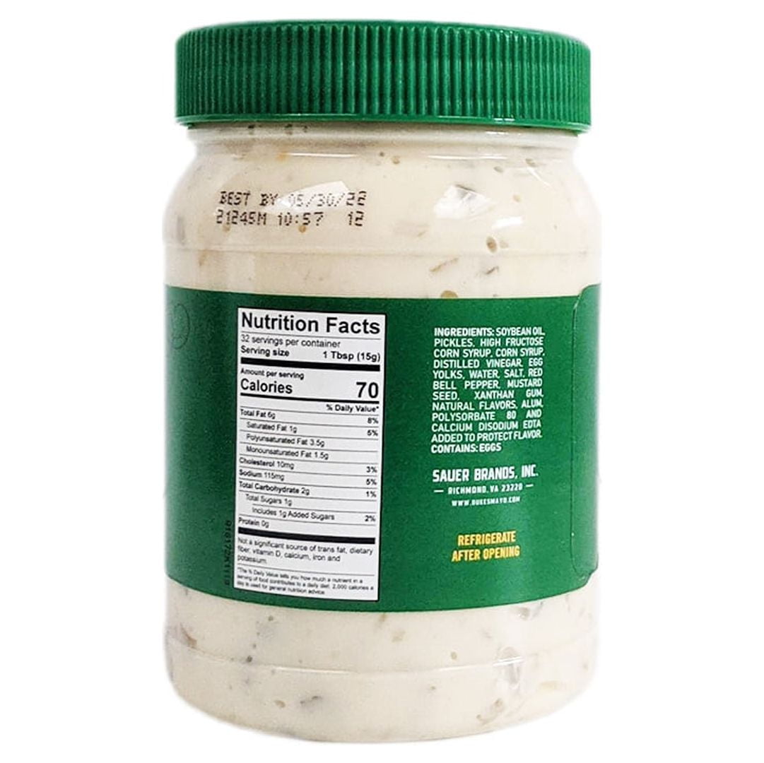 Duke's Sandwich Relish, 16 oz. jar