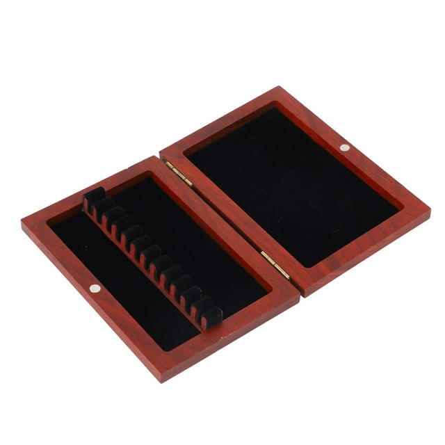 Oboe Reed Case Redwood Reed Storage Box Large Capacity Woodwind Reed Holder With Simple Buckles For Professional Musicians