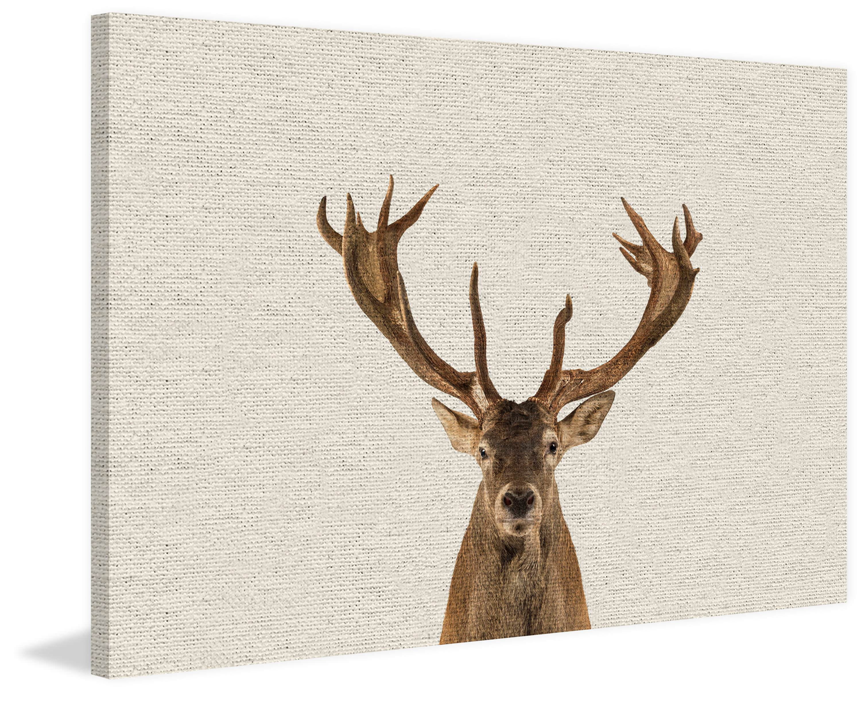 The Great Antler Painting Print on Wrapped Canvas