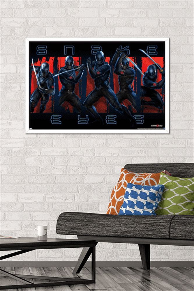 G.I. Joe: Snake Eyes - Group Wall Poster, 22.375" x 34", Framed