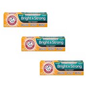 3 Pk Arm & Hammer Truly Radiant Whitening Enamel toothpaste Fresh Mint 4.3 oz Ea