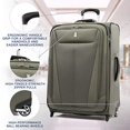 thumbnail image 2 of Travelpro Maxlite 5 Softside Lightweight Expandable Upright Luggage, Slate Green, Checked-Medium 26-Inc,two wheel, 2 of 5