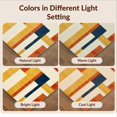 thumbnail image 7 of Design&I 5'x7' Ultra Soft Area Rug, Patchwork Abstract Geometric Contemporary Block Large Patterned None Fluffy Washable Non Shedding for Bedroom Living Room Home Office, 7 of 7