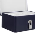 thumbnail image 4 of Dsseng Decorative Tin Cookie Jar with Lock Metal Cookie Container Kitchen Counter Airtight Storage Container for Cookies Candy Treats, 4 of 8