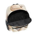 thumbnail image 6 of FORMRS School Backpack with Front Zippered Pocket 12" Student Travel Daypack, Beige Watercolor Seashells, 6 of 6