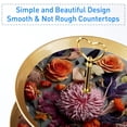 thumbnail image 2 of Fragmented Flowers Plastic Discs Iron Pillar Earring Holder Stand for Dessert Table 32CM Height with 21CM 24CM 27CM Plates, 2 of 6