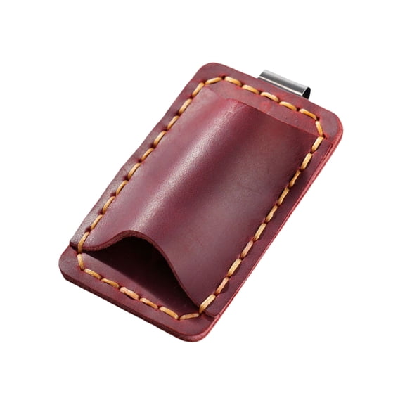 Pen Holder with Clip Leather Pen Holder Journal Pencil Holder Single Slot Pen Holder for Journal Notebook Clipboard