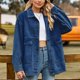 thumbnail image 1 of Chaqueta casual para mujer, chaqueta abotonada para mujer, chaqueta holgada para mujer, chaqueta abotonada, ropa de abrigo de alto rendimiento, 1 of 6